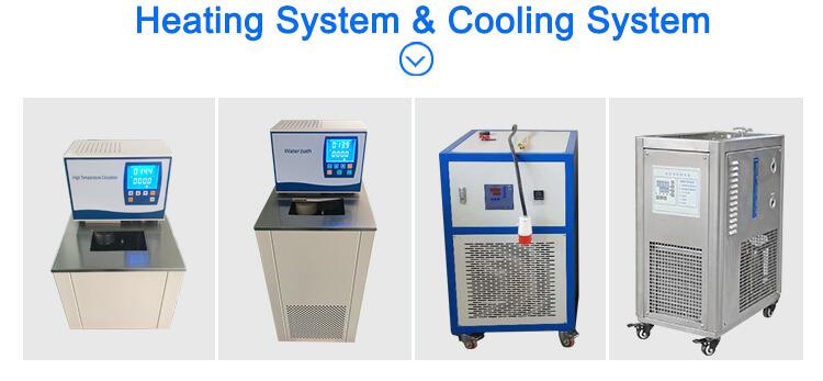 molecular distillation heater and chiller