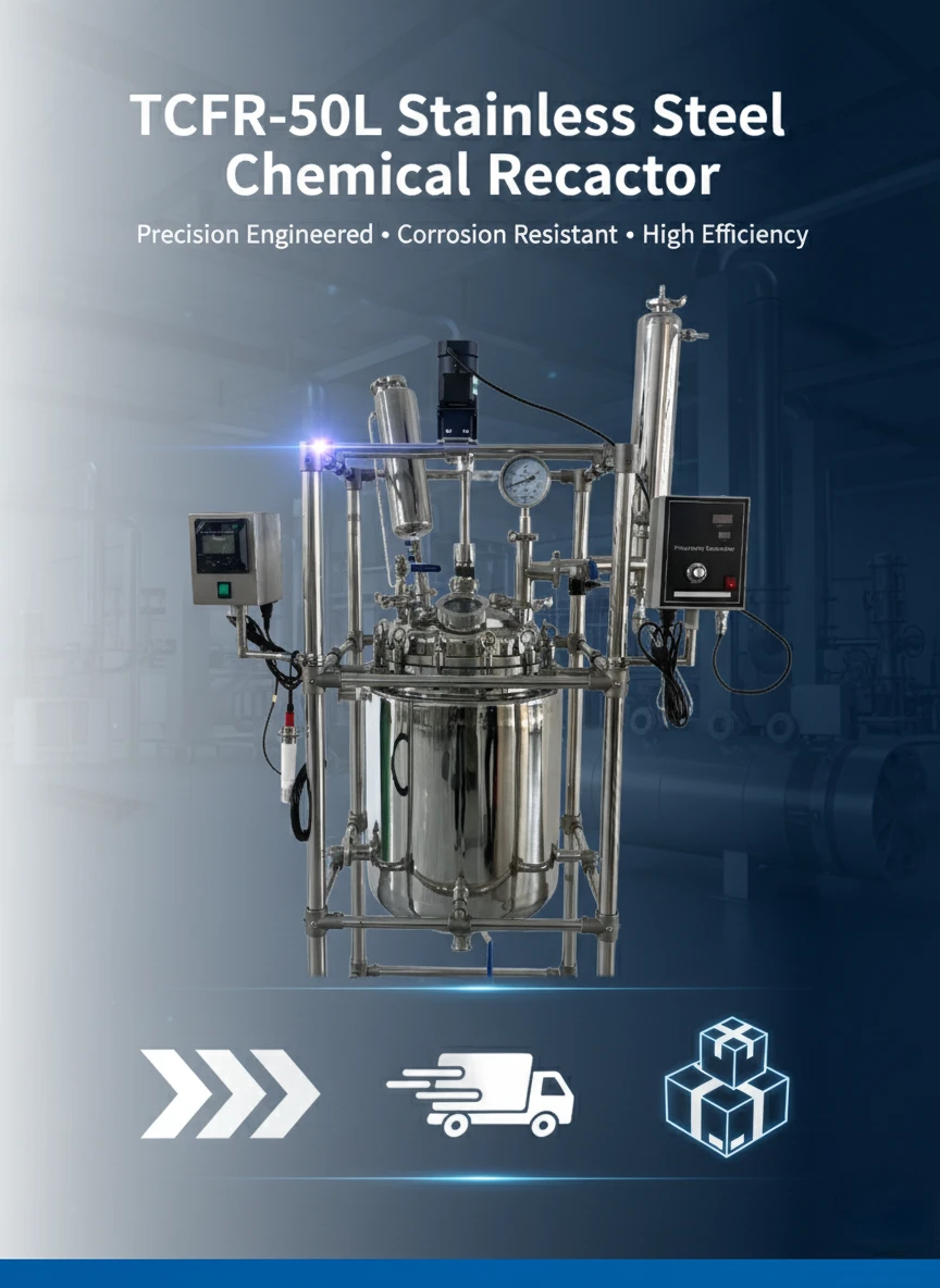 Reattur Kimiku ta 'l-Azzar Stainless 50L Lest Biex Tibgħat lejn iċ-Ċili